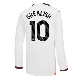 Manchester City Jack Grealish #10 Borta Kläder 2023-24 Långärmad